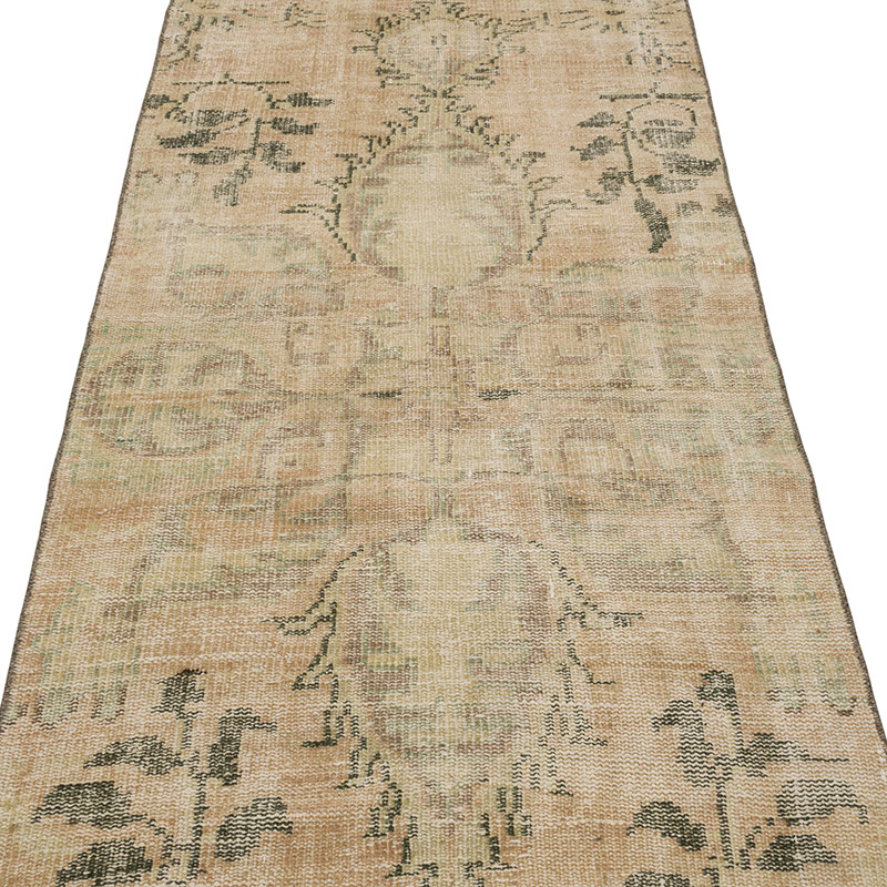 Pasillo Vintage Turco Anudado a Mano - 88 cm x 295 cm - K0085409