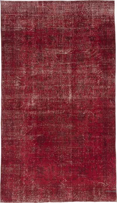 Over-dyed Vintage Hand-Knotted Turkish Rug - 6' 2" x 10' 7" (74" x 127")