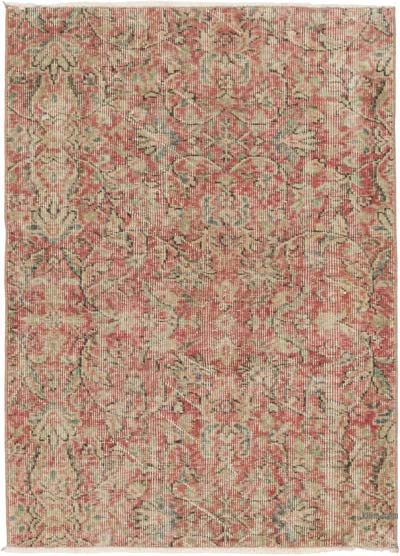 Vintage Turkish Hand-Knotted Rug - 2' 10" x 3' 10" (34" x 46")