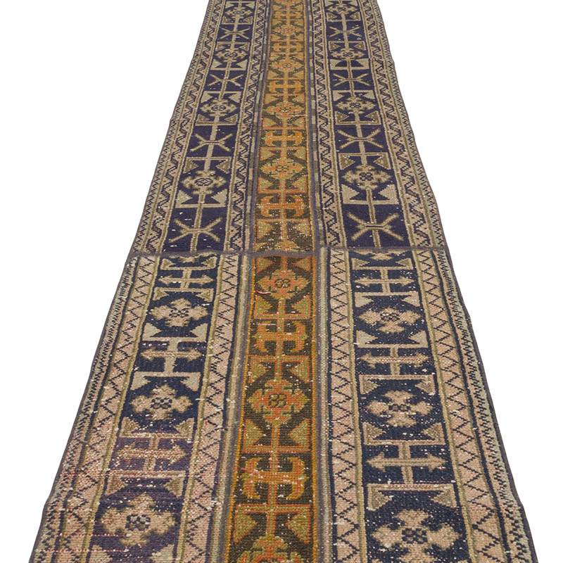 Vintage Turkish Runner Rug - 2' 4" x 20' 4" (28" x 244") - K0085417