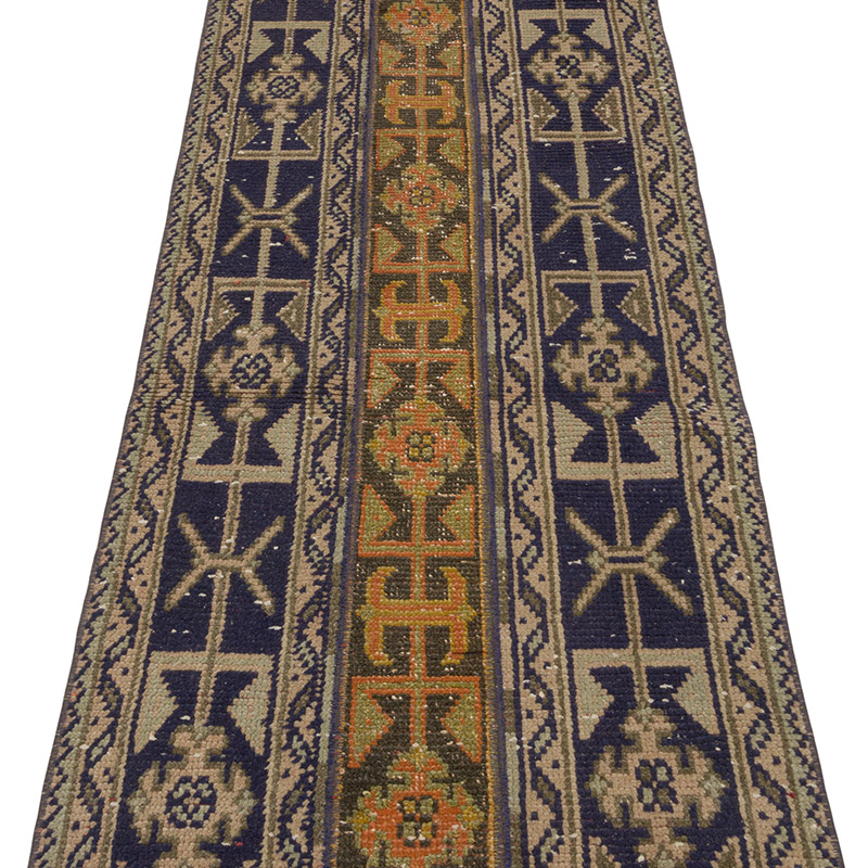 Vintage Turkish Runner Rug - 2' 4" x 20' 4" (28" x 244") - K0085417