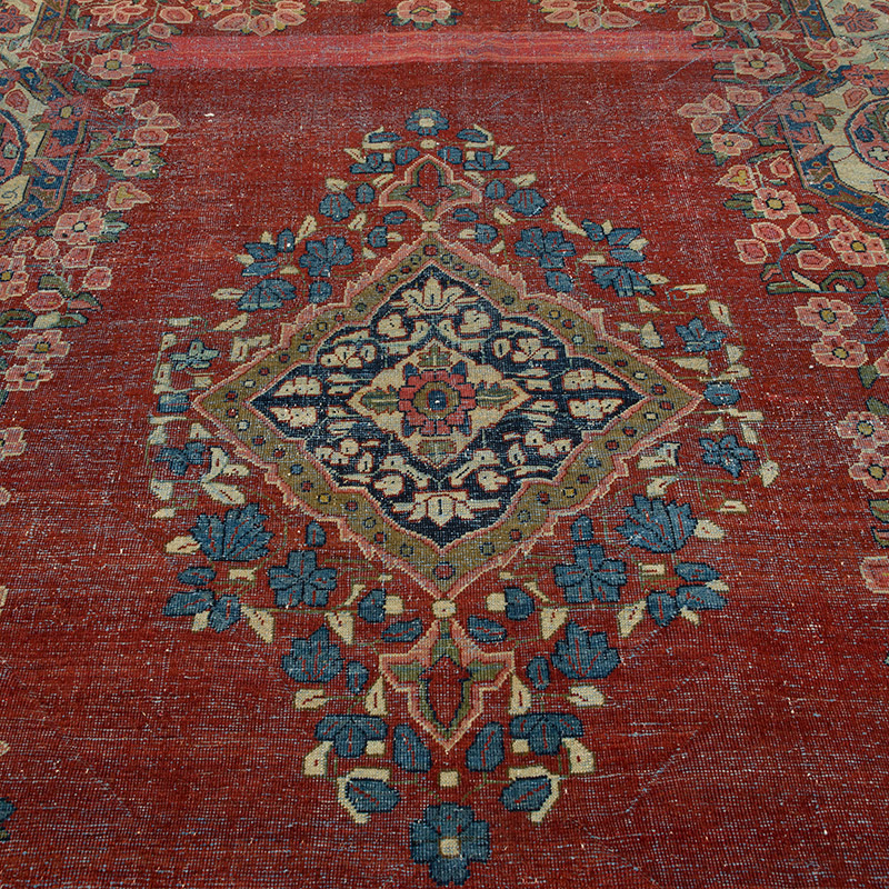 Vintage Hand-Knotted Oriental Rug - 10' 2" x 13' 7" (122" x 163") - K0085420