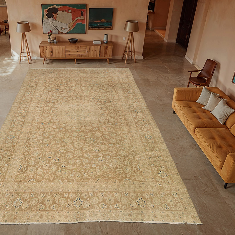 El Dokuma Vintage Halı - 300 cm x 472 cm - K0085426