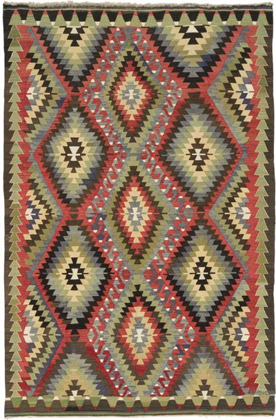 Alfombra Vintage Anatolian Kilim