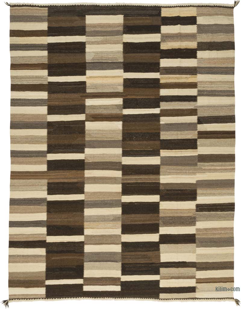 New Handwoven Turkish Kilim Rug - 9' 8" x 12' 8" (116" x 152") - K0085448
