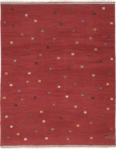 Yeni Kök Boya El Dokuma Kilim - 234 cm x 293 cm