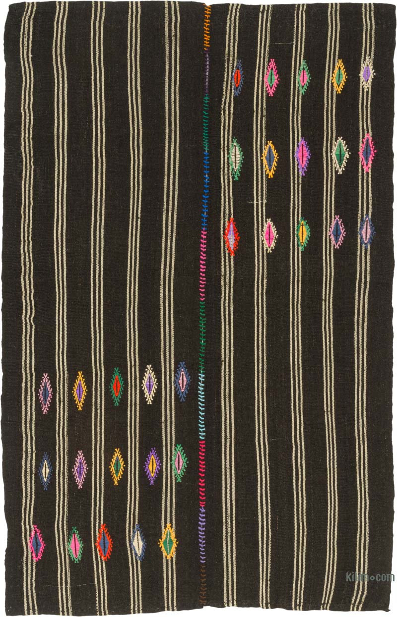 Alfombra Vintage Anatolian Kilim - 142 cm x 222 cm - K0085483