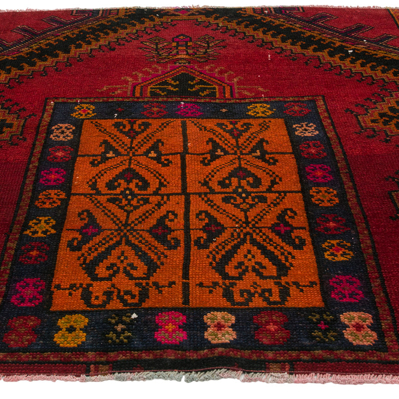 El Dokuma Vintage Halı - K0085485