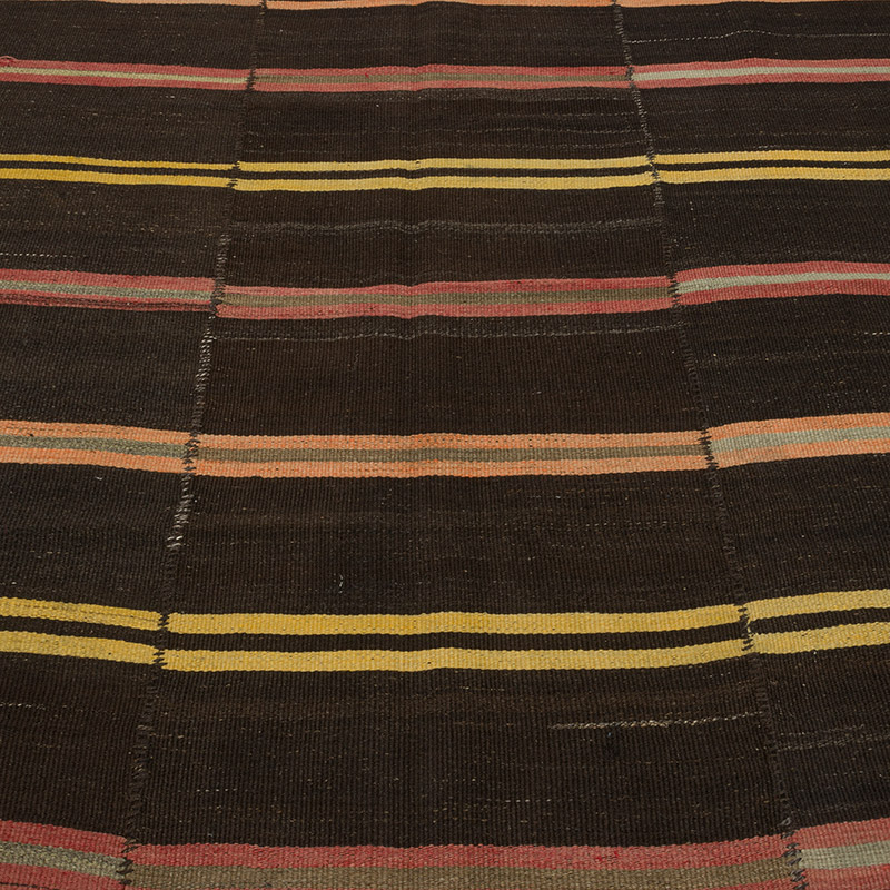 Vintage Anatolian Kilim Rug - 6' 5" x 11' 10" (77" x 142") - K0085486
