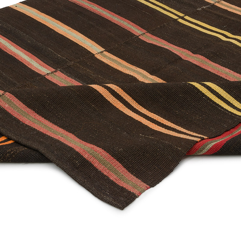 Vintage Anatolian Kilim Rug - 6' 5" x 11' 10" (77" x 142") - K0085486