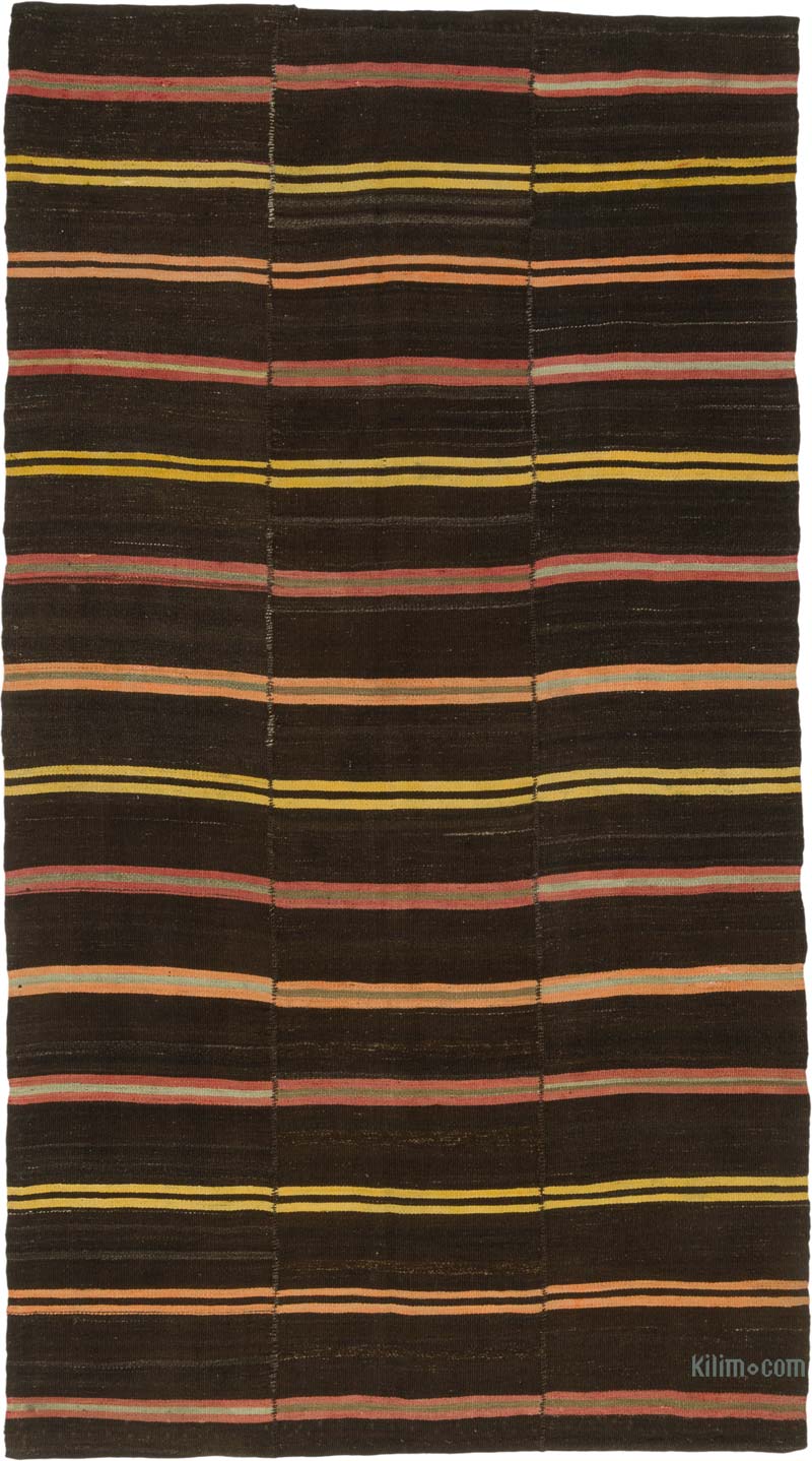 Vintage Anatolian Kilim Rug - 6' 5" x 11' 10" (77" x 142") - K0085486