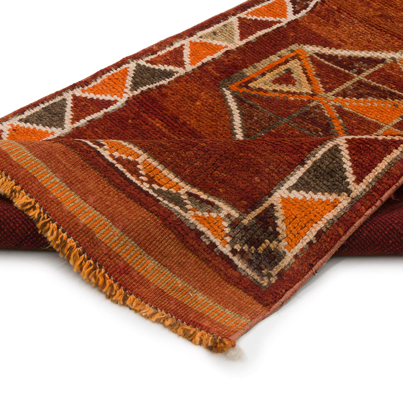 Vintage Tribal Runner Rug - 2' 11" x 13' 7" (35" x 163") - K0085487