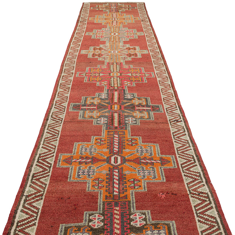 Vintage Anadolu Yolluk - 88 cm x 422 cm - K0085488