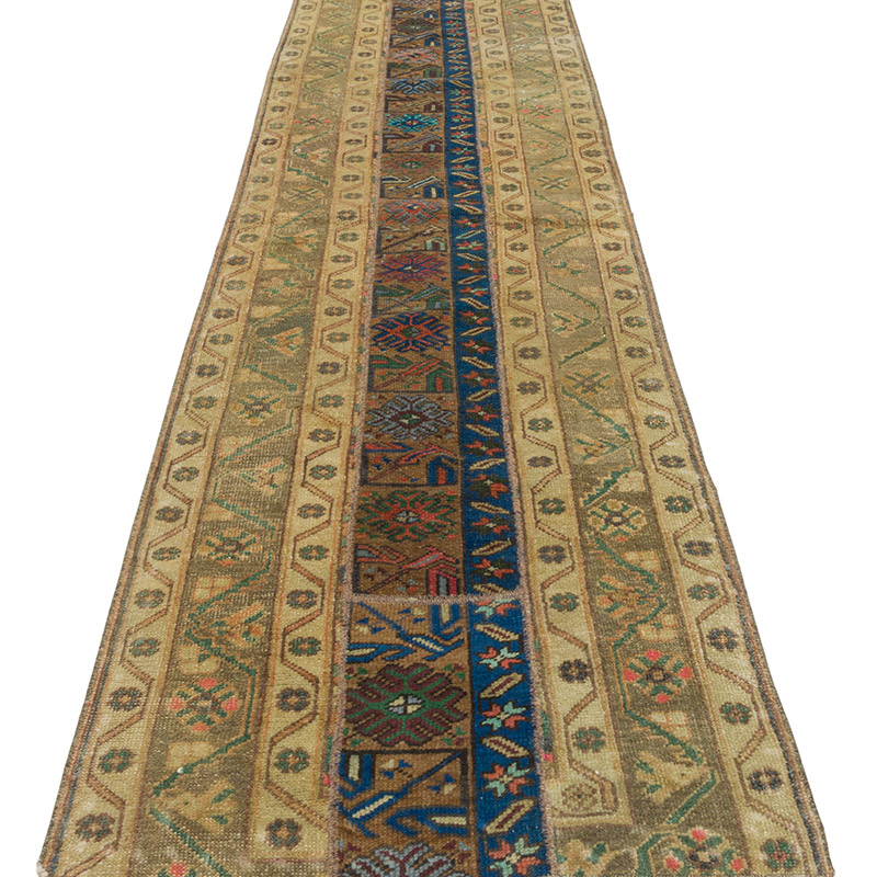 Vintage Turkish Runner Rug - 2' 6" x 10' 2" (30" x 122") - K0085489