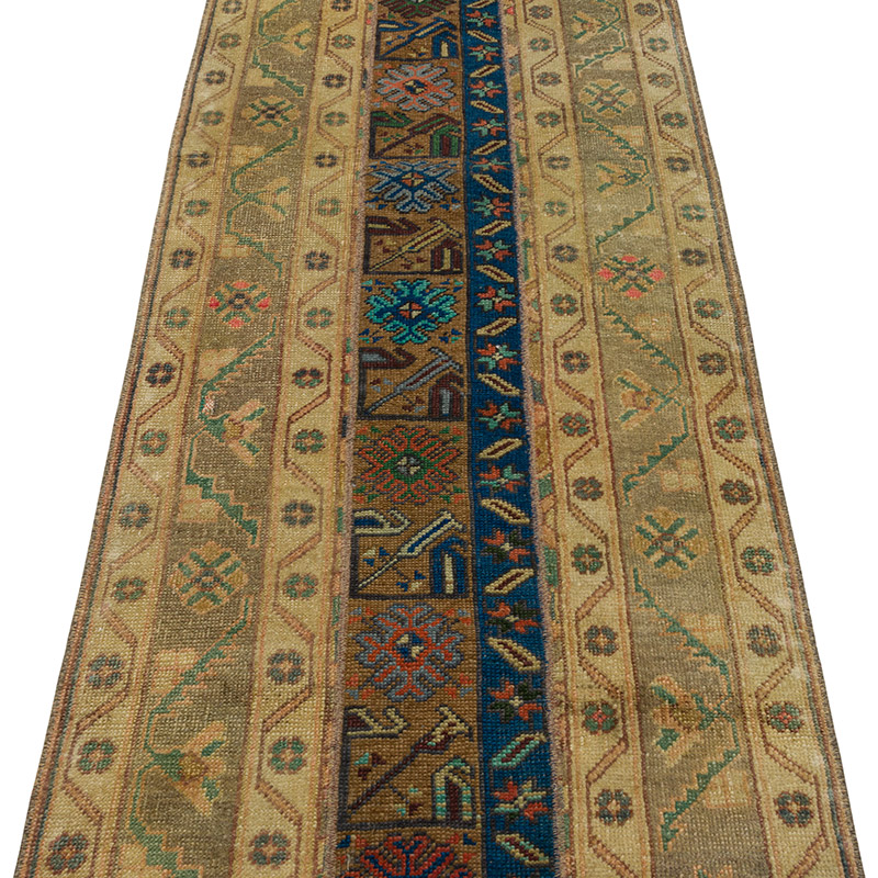 Vintage Turkish Runner Rug - 2' 6" x 10' 2" (30" x 122") - K0085489