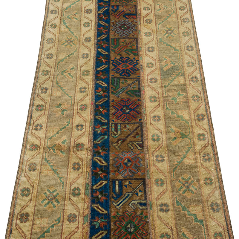 Vintage Turkish Runner Rug - 2' 6" x 10' 2" (30" x 122") - K0085489