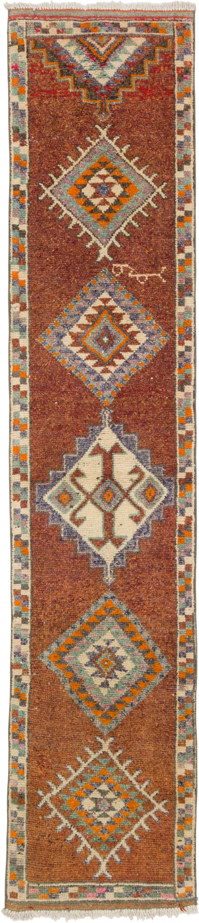 Vintage Tribal Runner Rug - 2' 7" x 12' 6" (31" x 150")