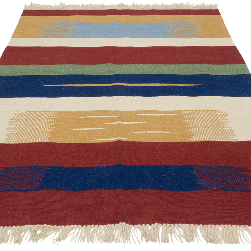 Yeni Kök Boya El Dokuma Kilim - 124 cm x 189 cm - K0085516