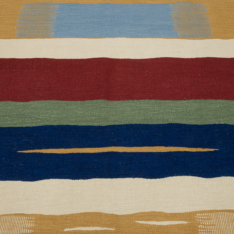 Yeni Kök Boya El Dokuma Kilim - 124 cm x 189 cm - K0085516