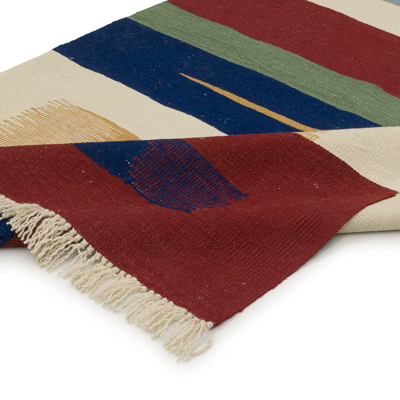 Yeni Kök Boya El Dokuma Kilim - 124 cm x 189 cm - K0085516
