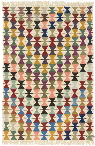 Nueva Alfombra Turca Kilim - 126 cm x 190 cm