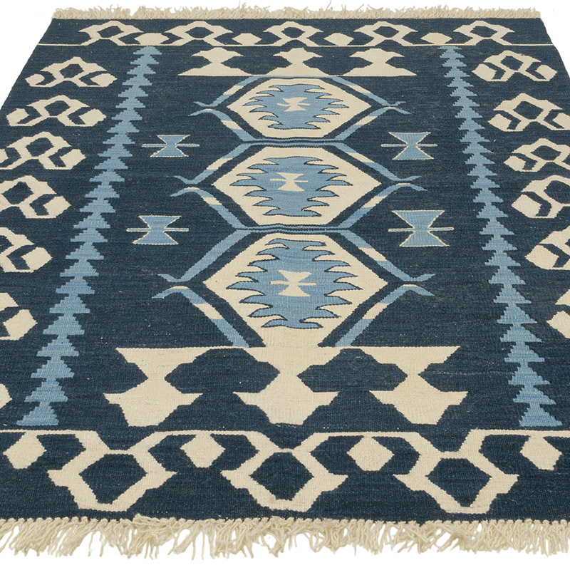 Yeni Kök Boya El Dokuma Kilim - 127 cm x 191 cm - K0085519