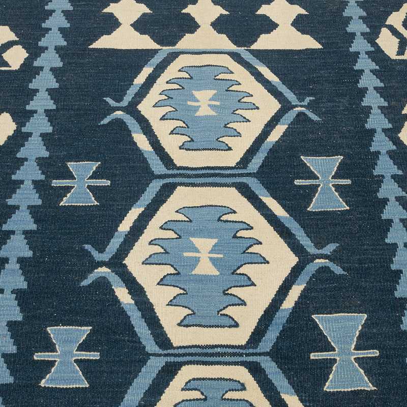 Yeni Kök Boya El Dokuma Kilim - 127 cm x 191 cm - K0085519