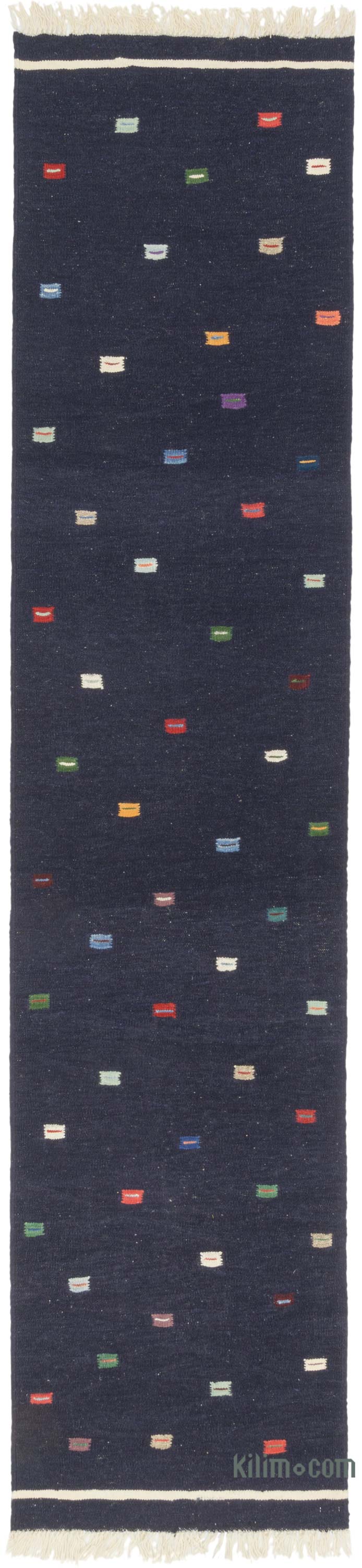New Handwoven Turkish Kilim Runner - 2' 9" x 11' 11" (33" x 143") - K0085520