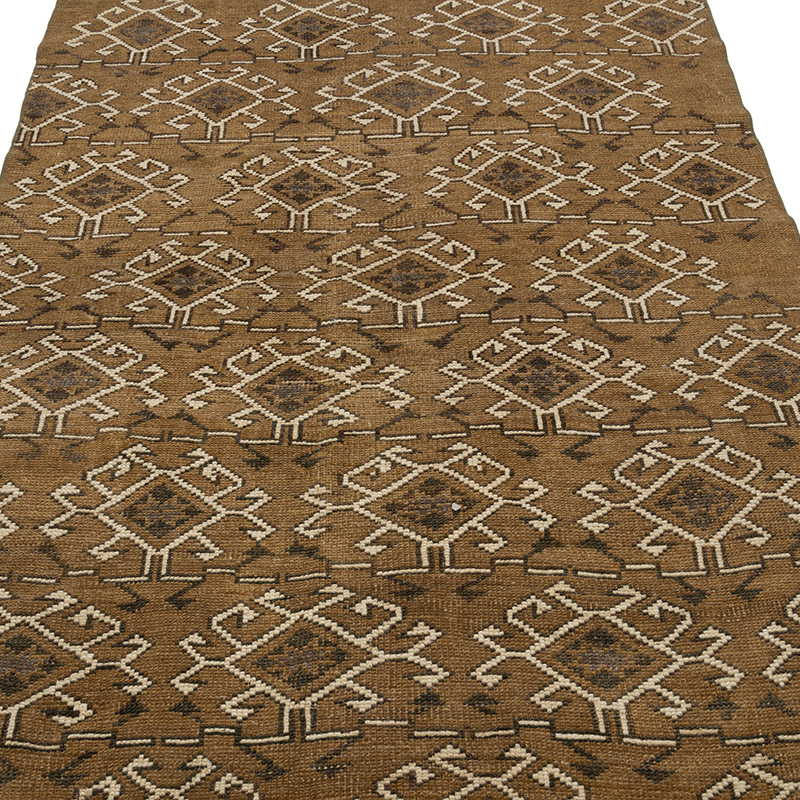 Alfombra Vintage Turca Anudada a Mano - 126 cm x 238 cm - K0085521