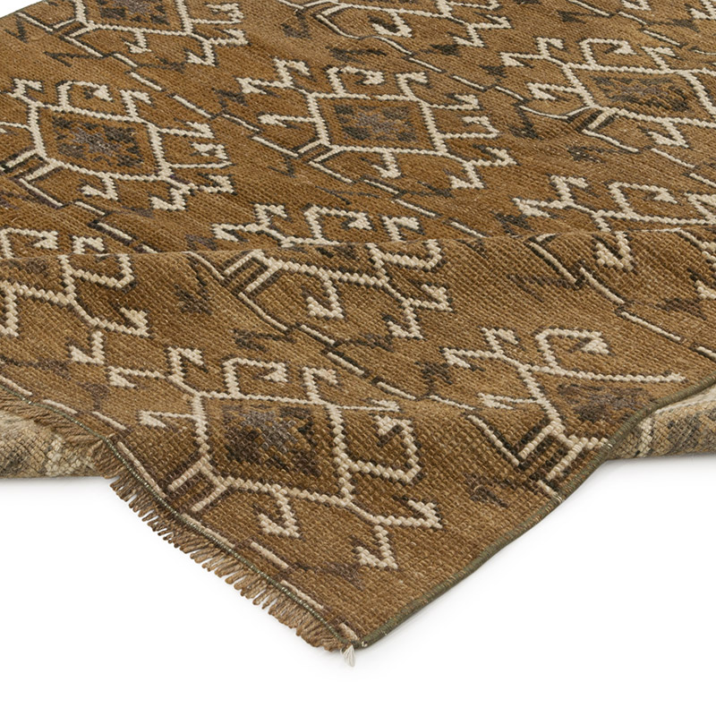 Alfombra Vintage Turca Anudada a Mano - 126 cm x 238 cm - K0085521