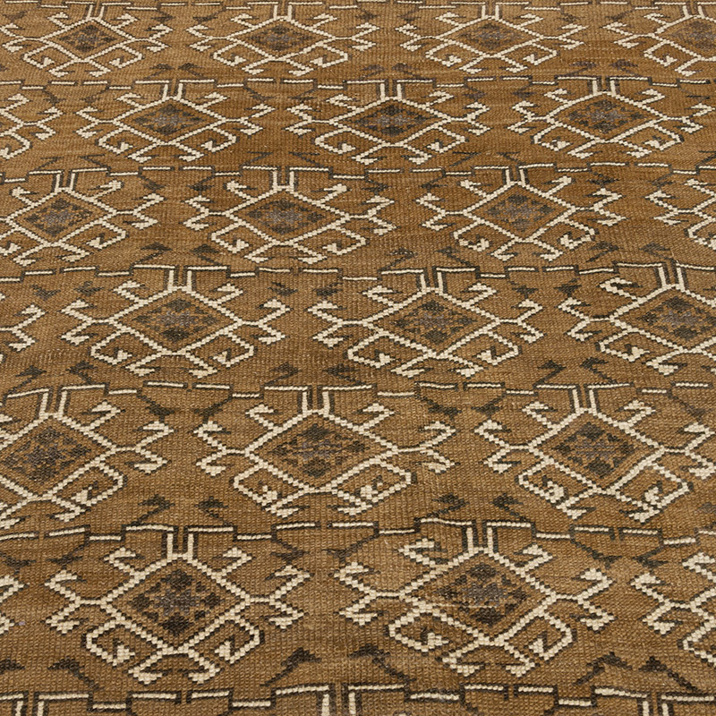 Alfombra Vintage Turca Anudada a Mano - 126 cm x 238 cm - K0085521