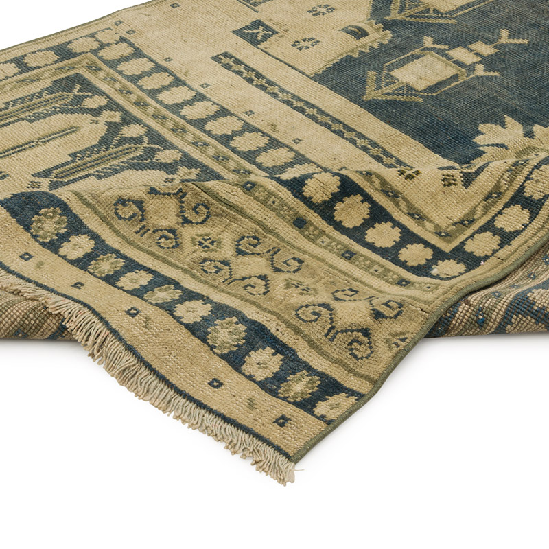 Vintage Turkish Hand-Knotted Rug - 4' 3" x 13' 1" (51" x 157") - K0085525
