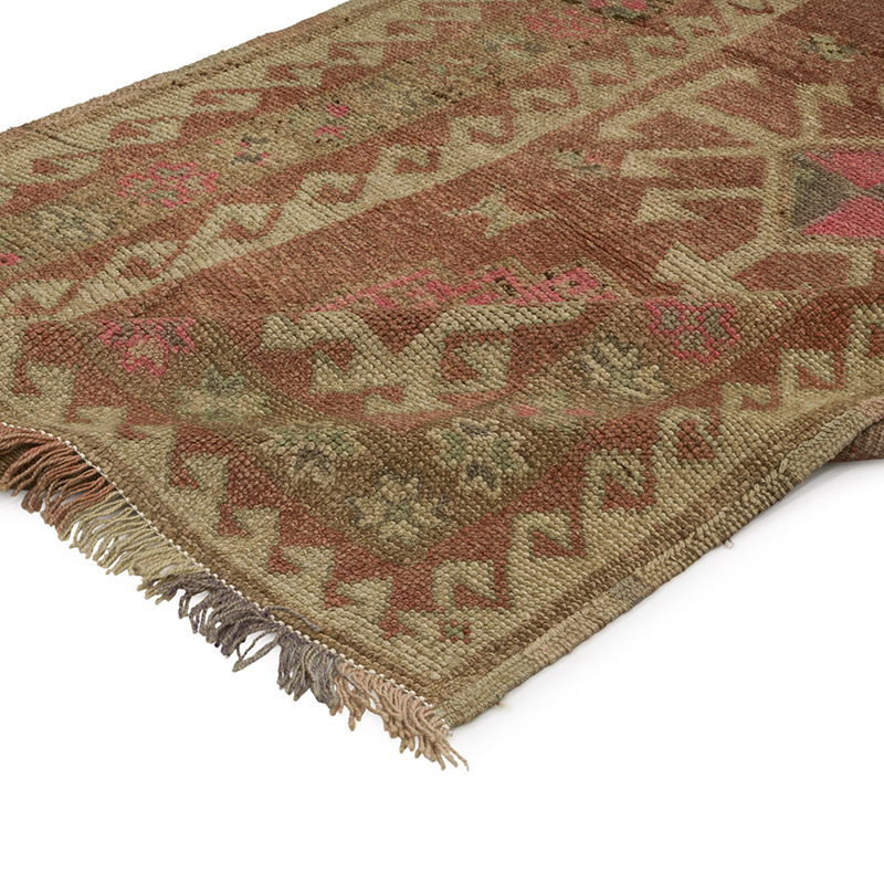 Alfombra Vintage de pasillo - 114 cm x 346 cm - K0085526