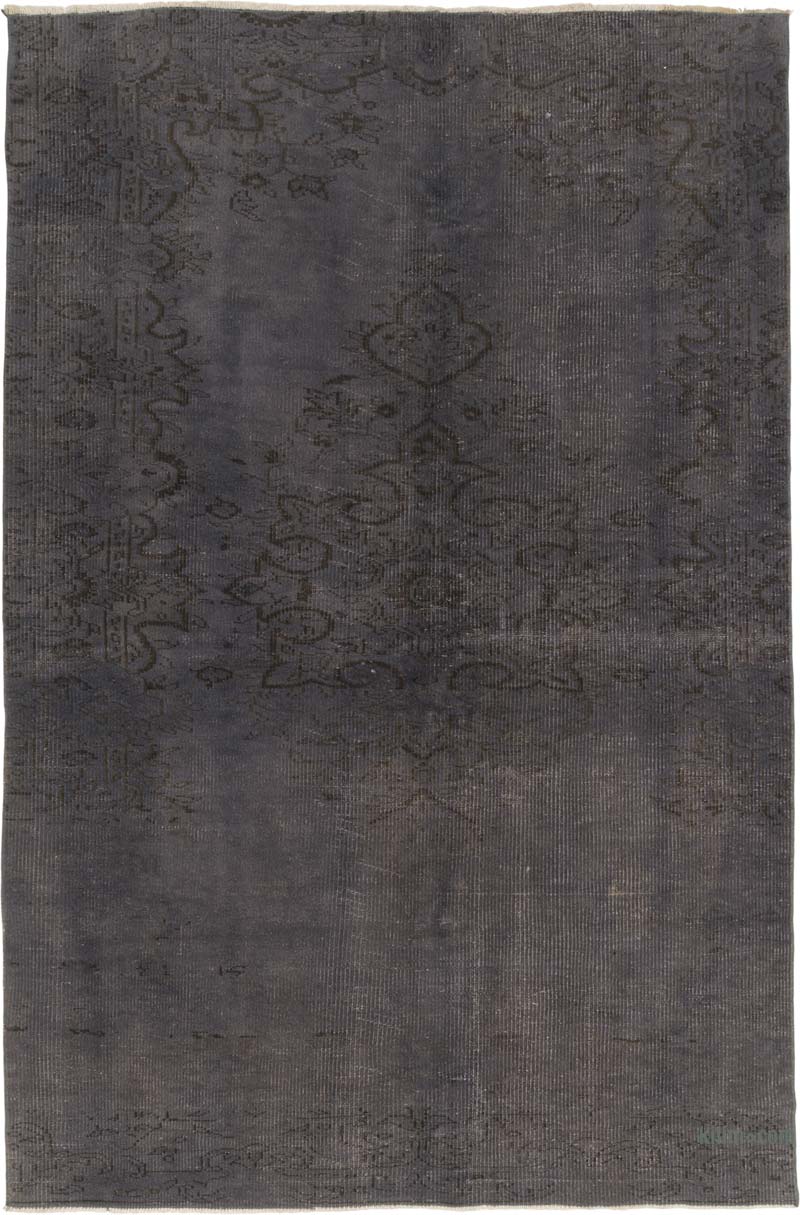 Boyalı El Dokuma Vintage Halı - 168 cm x 253 cm - K0085527