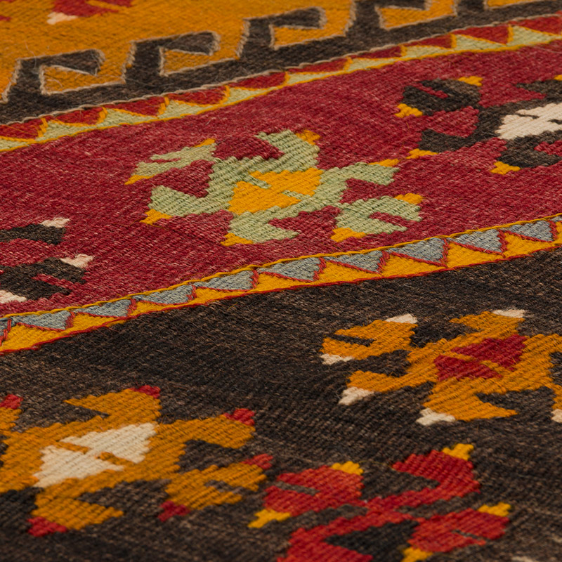 Vintage Malatya Kilim Rug - 6'  x 16' 1" (72" x 193") - K0085533