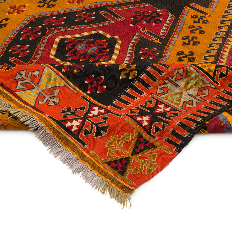 Vintage Malatya Kilim Rug - 6'  x 16' 1" (72" x 193") - K0085533