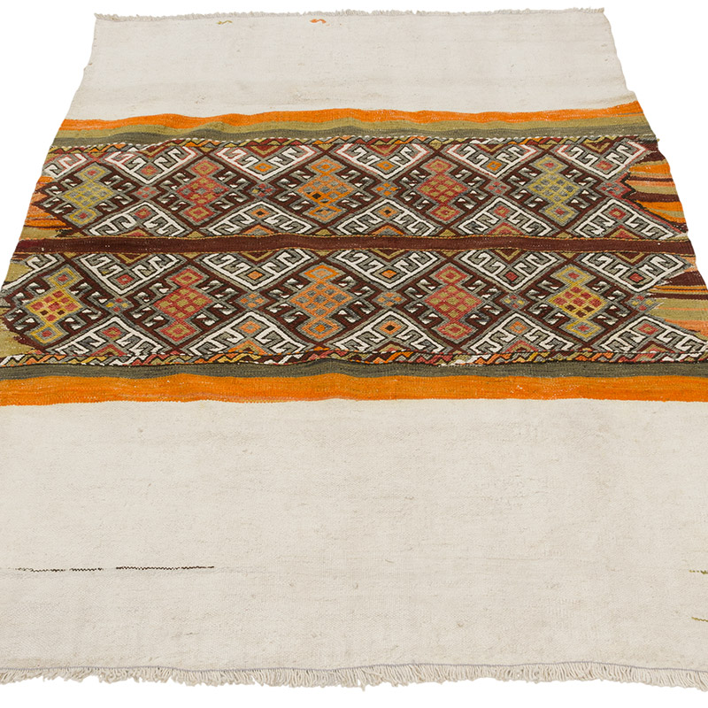 Vintage Sivas Kilim Rug - 3' 5" x 4' 9" (41" x 57") - K0085536