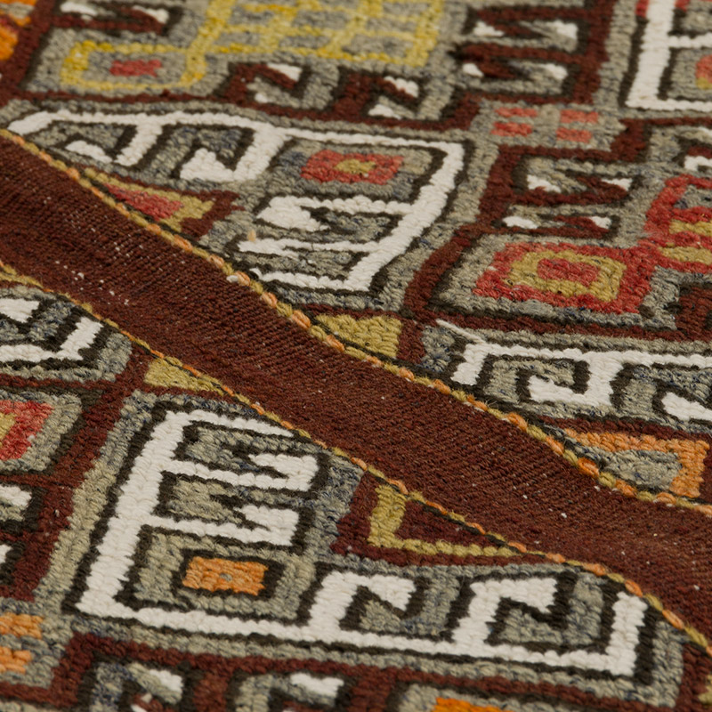 Vintage Sivas Kilim Rug - 3' 5" x 4' 9" (41" x 57") - K0085536