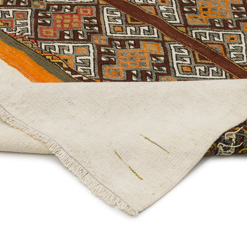 Vintage Sivas Kilim Rug - 3' 5" x 4' 9" (41" x 57") - K0085536