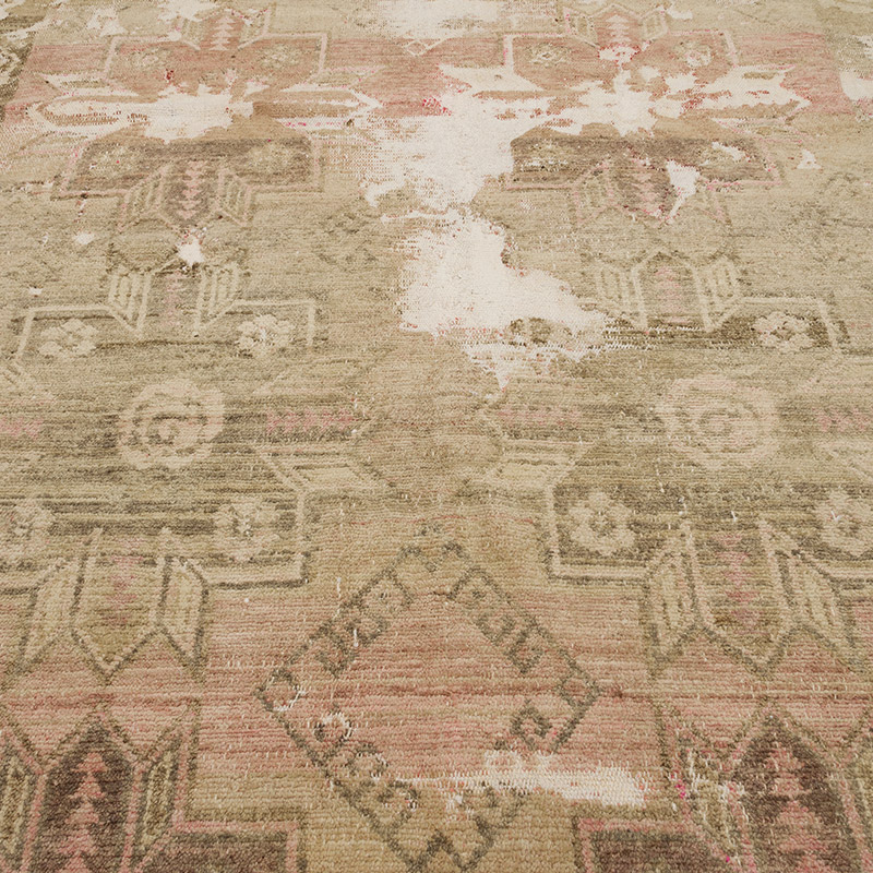 Alfombra Vintage Turca Anudada a Mano - 200 cm x 271 cm - K0085538