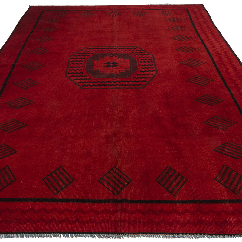 Alfombra Turca Vintage Sobre-teñida - 170 cm x 278 cm - K0085539