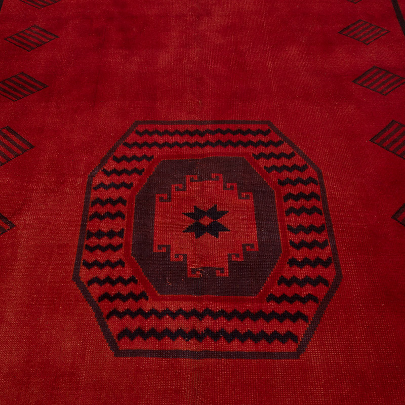 Alfombra Turca Vintage Sobre-teñida - 170 cm x 278 cm - K0085539