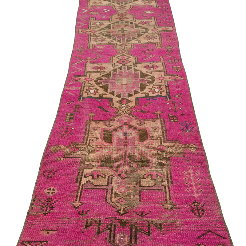 El Dokuma Vintage Halı - 66 cm x 336 cm - K0085541