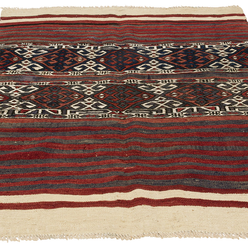 Vintage Malatya Kilimi - 127 cm x 155 cm - K0085544