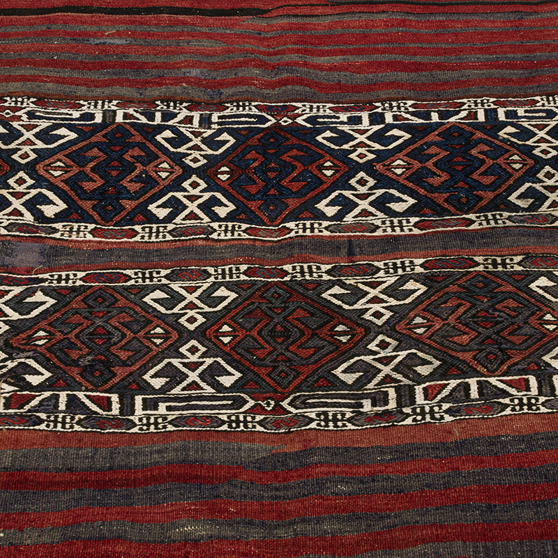 Vintage Malatya Kilimi - 127 cm x 155 cm - K0085544