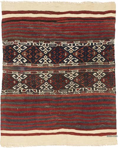 Vintage Malatya Kilimi - 127 cm x 155 cm