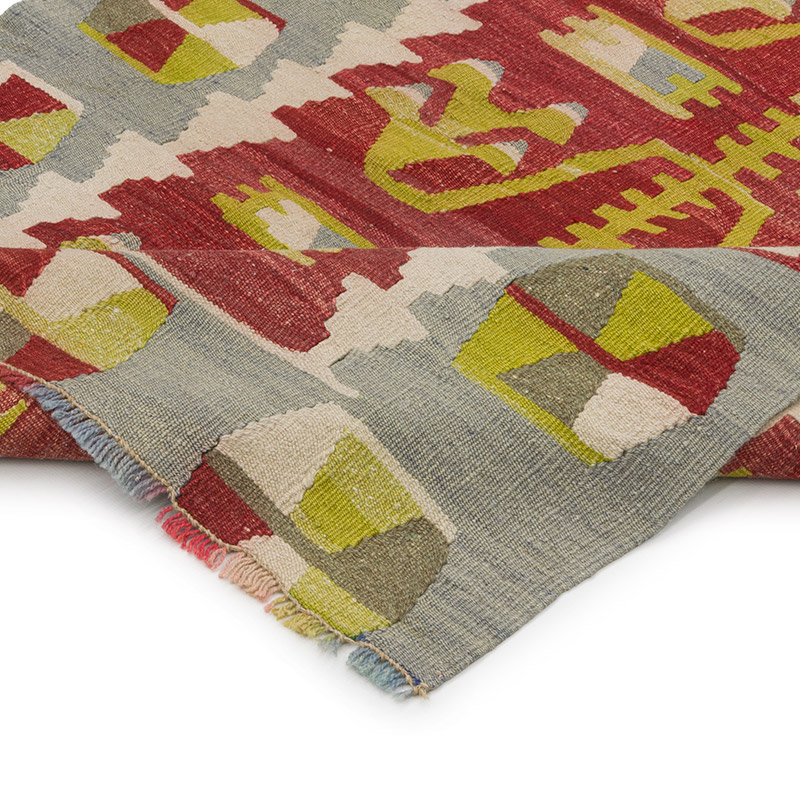 Vintage Esme Kilim Rug - 2' 11" x 3' 7" (35" x 43") - K0085545