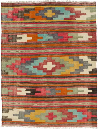 Vintage Mihalic Kilim Rug - 5' 6" x 7' 3" (66" x 87")