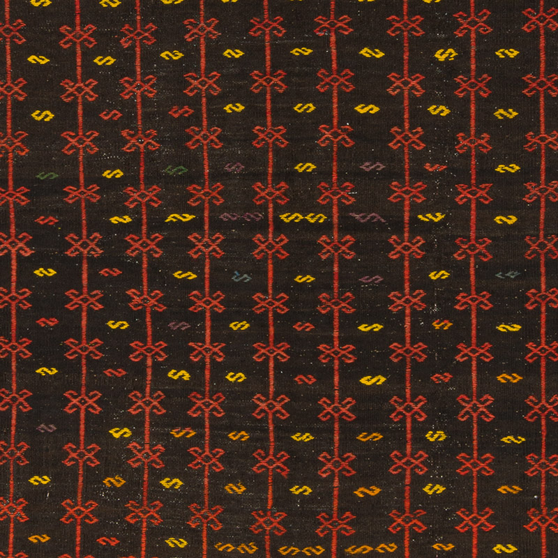 Vintage Anatolian Jijim Rug - 7' 2" x 9' 1" (86" x 109") - K0085558
