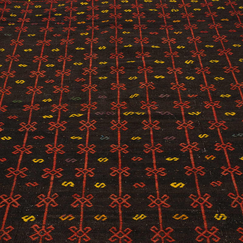 Vintage Anatolian Jijim Rug - 7' 2" x 9' 1" (86" x 109") - K0085558